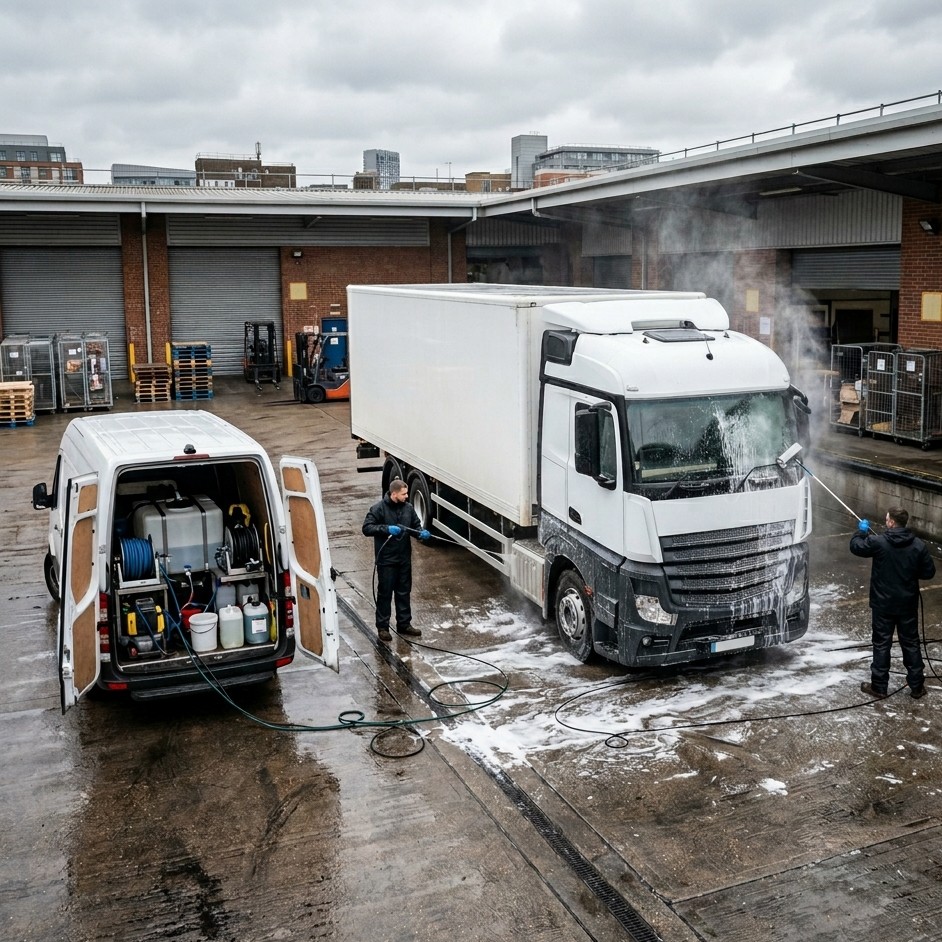 How To Effectively Clean Large Trucks And Commercial Vehicles